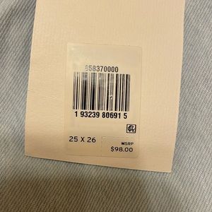 Levi’s Premium 501 Cropped High Rise, Straight Leg. Size 25x26.